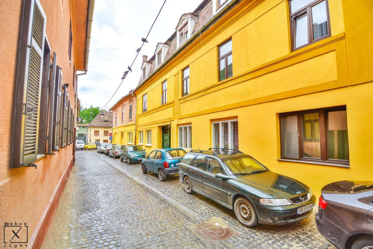 Via Del Centro Leilighet Sibiu Eksteriør bilde