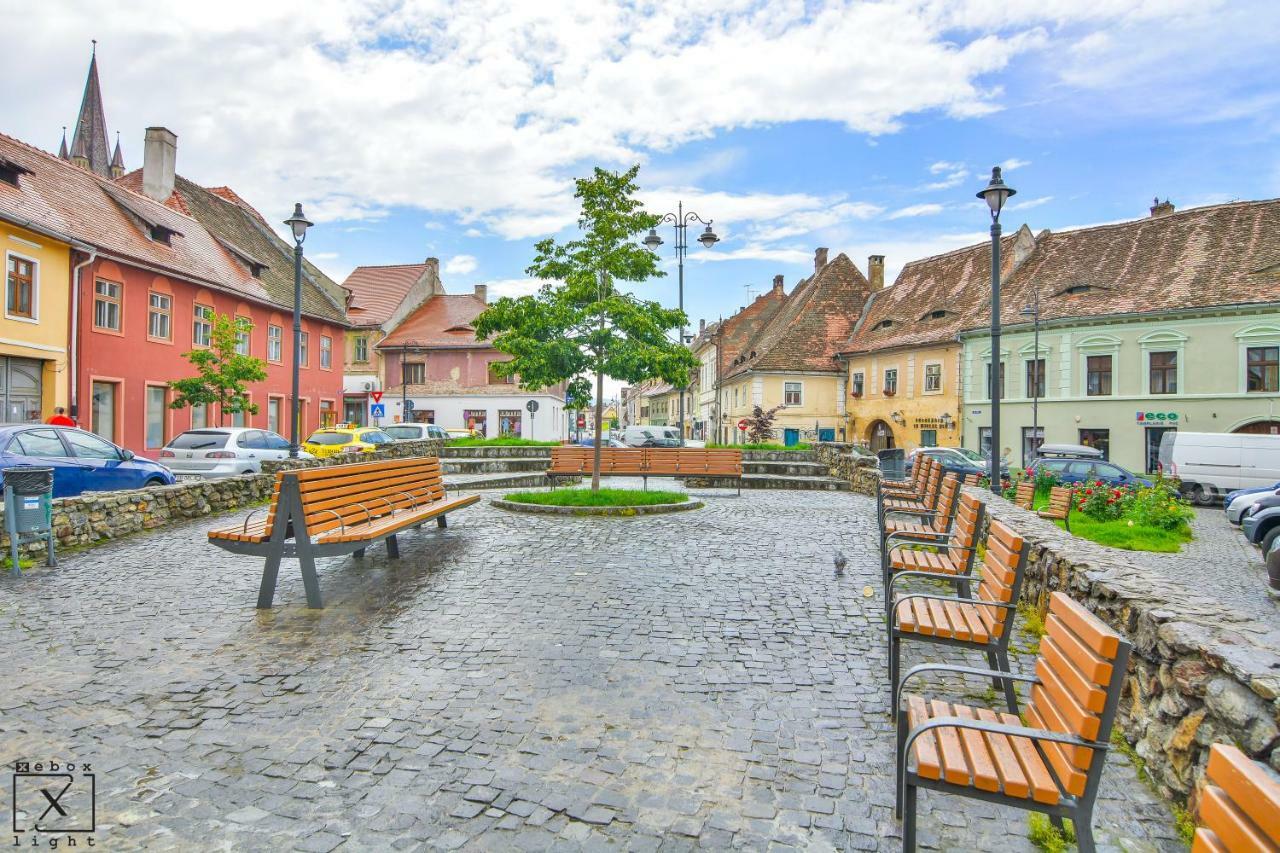 Via Del Centro Leilighet Sibiu Eksteriør bilde
