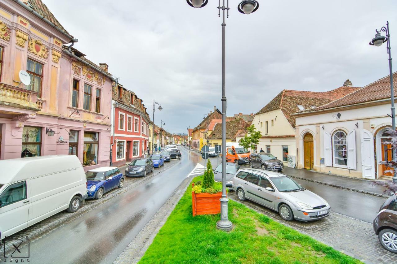 Via Del Centro Leilighet Sibiu Eksteriør bilde